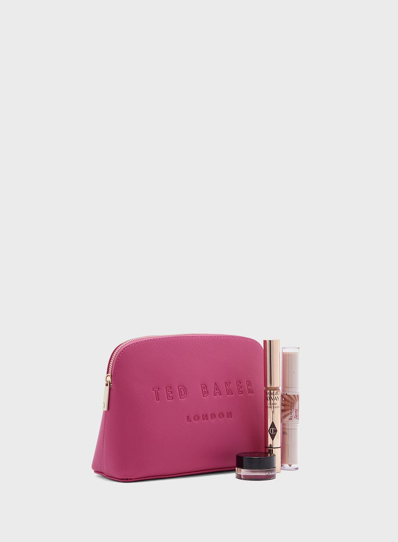 Safrias Saffiano Cosmetic Bag