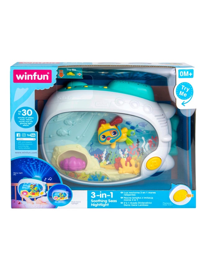 3-In-1 Soothing Seas Nightlight