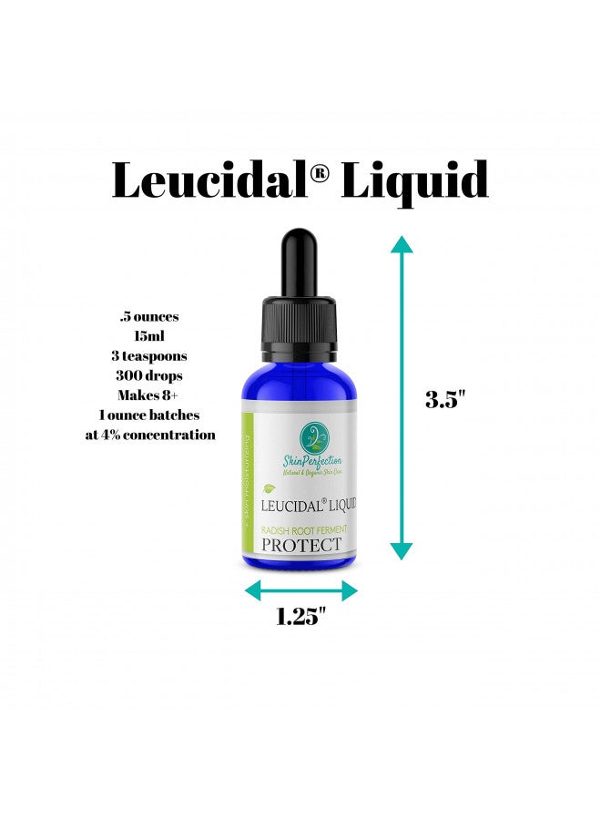 Leucidal® Liquid Radish Root Superior Natural DIY Lotion Making ECOCERT Alternative to Synthetic Preservatives Protect Homemade Hyaluronic Acid Serums Skin Perfection