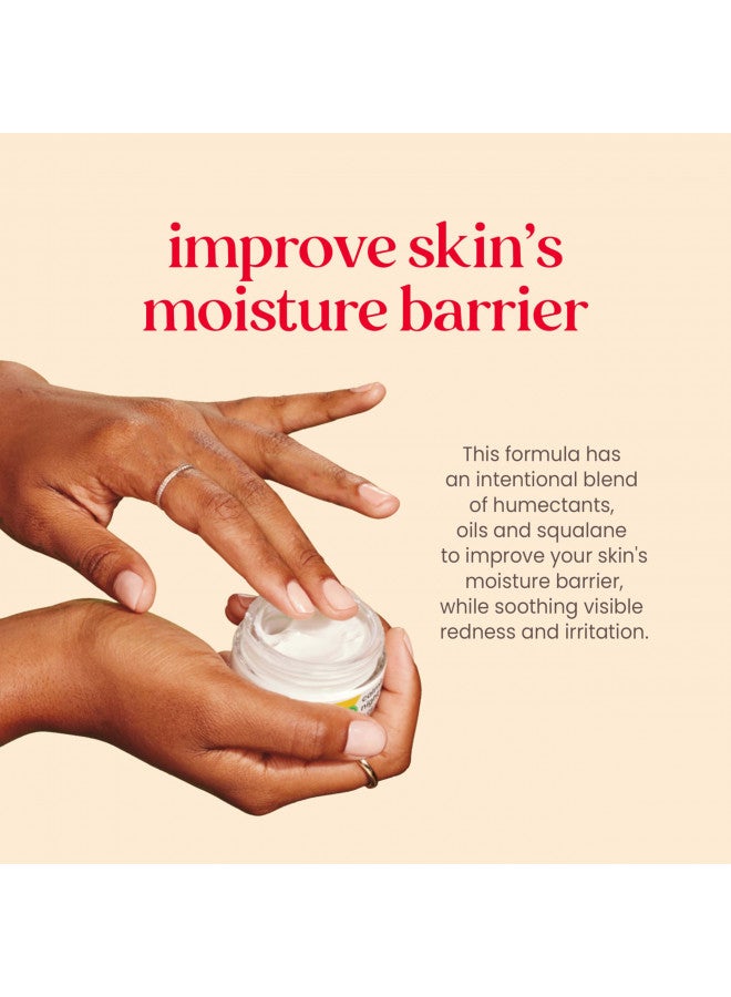 Gentle Night Cream Moisturizer for Face & Sensitive Skin - Made with Aloe Vera & Rice Milk to Soothe Skin, Dermatologist Tested (1.8 oz)