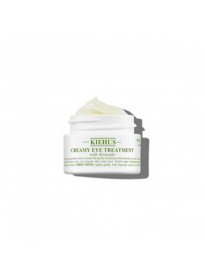 Kiehl's Creamy Eye Treatment with Avocado for Unisex, 0.5 Ounce