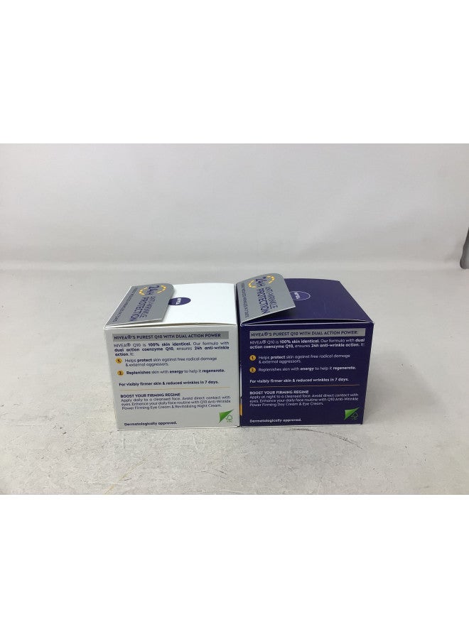 Nivea Q10 SPF 15 Anti-Wrinkle Face Day Cream Plus Face Night Cream, 50 ml