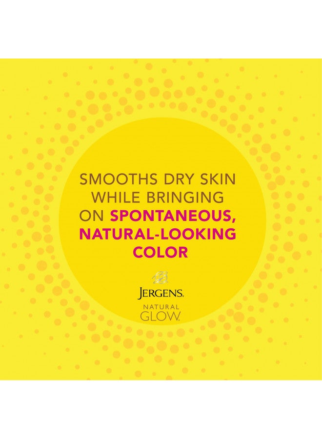 Jergens Natural Glow Instant Sun Self Tanner Lotion + Bronzer, Sunless Tanning Deep Bronze for a Natural-Looking Tan, 6 Ounce
