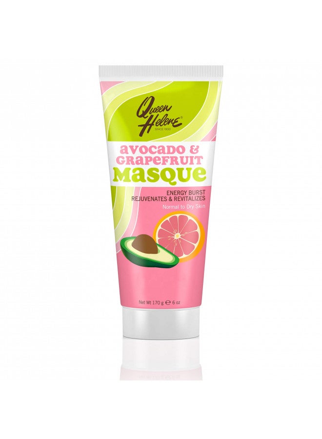 Queen Helene Facial Masque, Avocado & Grapefruit, 6 Oz (Packaging May Vary)