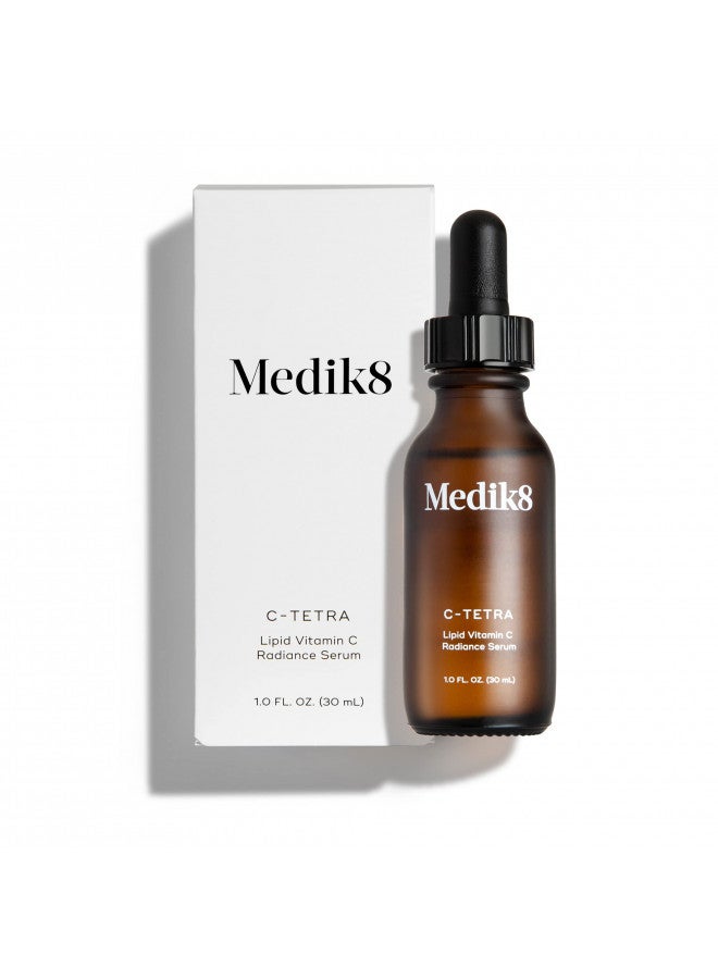 Medik8 C-Tetra - Brightening, Balancing, Plumping Daily Vitamin C Serum - Firming Treatment for Radiance and Smooth Skin Texture - Fine Line and Wrinkle Reducing Formula with Squalane - 1.0 oz