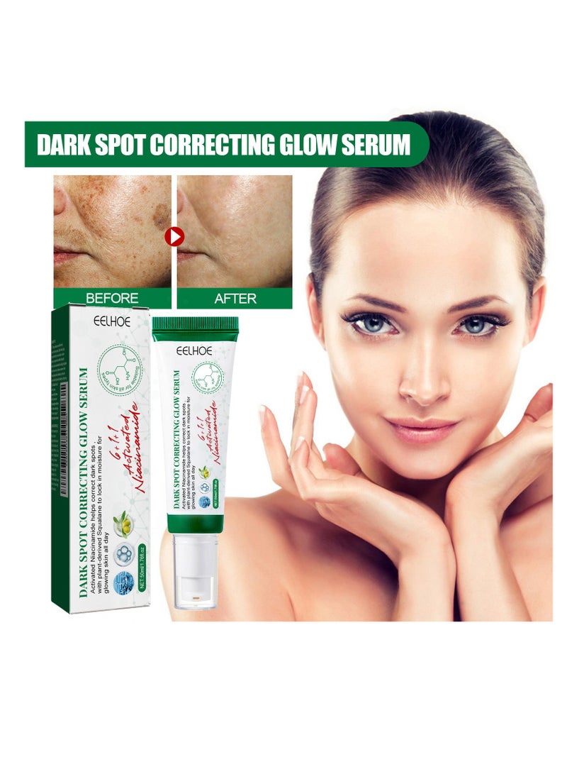 Dark Spot Correcting Glow Serum, For Dark Spots, Brightening, Dark Spot Treatment, Anti-Aging, Acne Scars, Fine Lines, Hyperpigmentation And Dark Circles 50ML