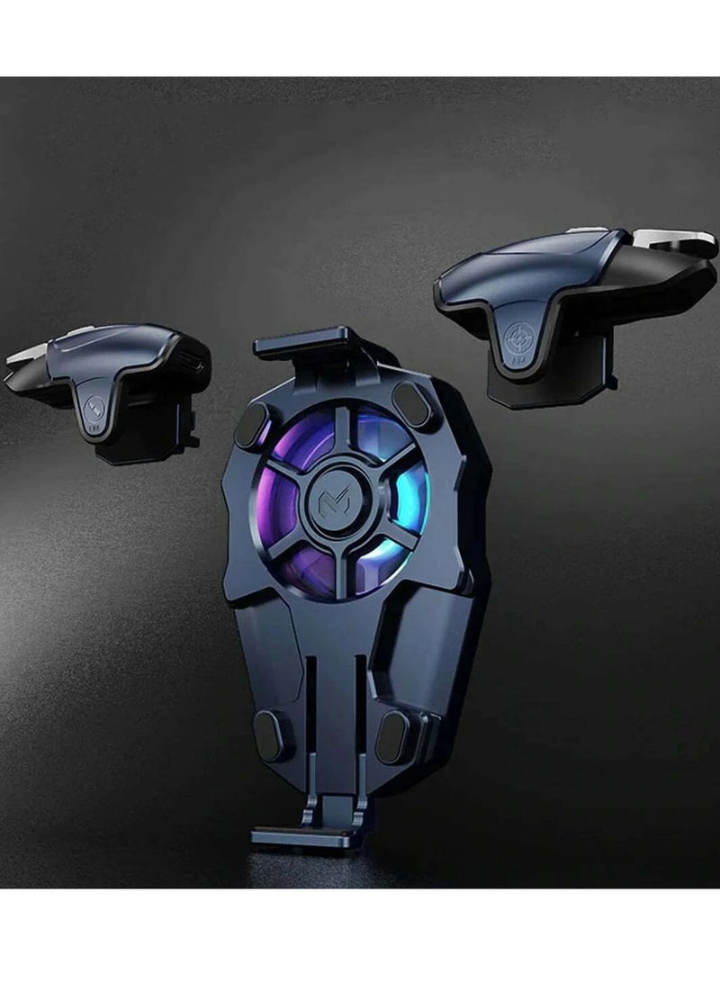 Ak03 Detachable Mobile Game Shooter Trigger Phone Cooling Fan - wireless