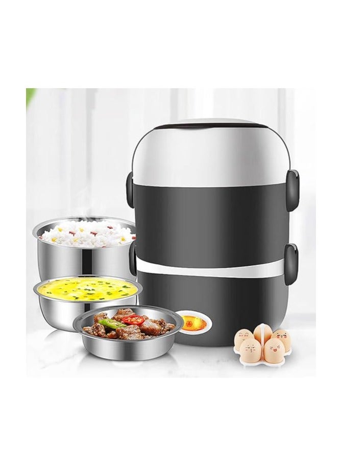 Portable Electric Heated Insulated Lunch Box Multifunctional Food Warmer Container