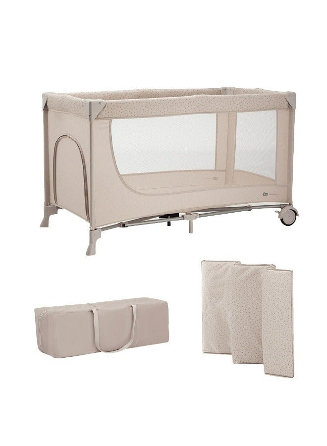 Joy 2 Travel Cot With Accessories  Beige