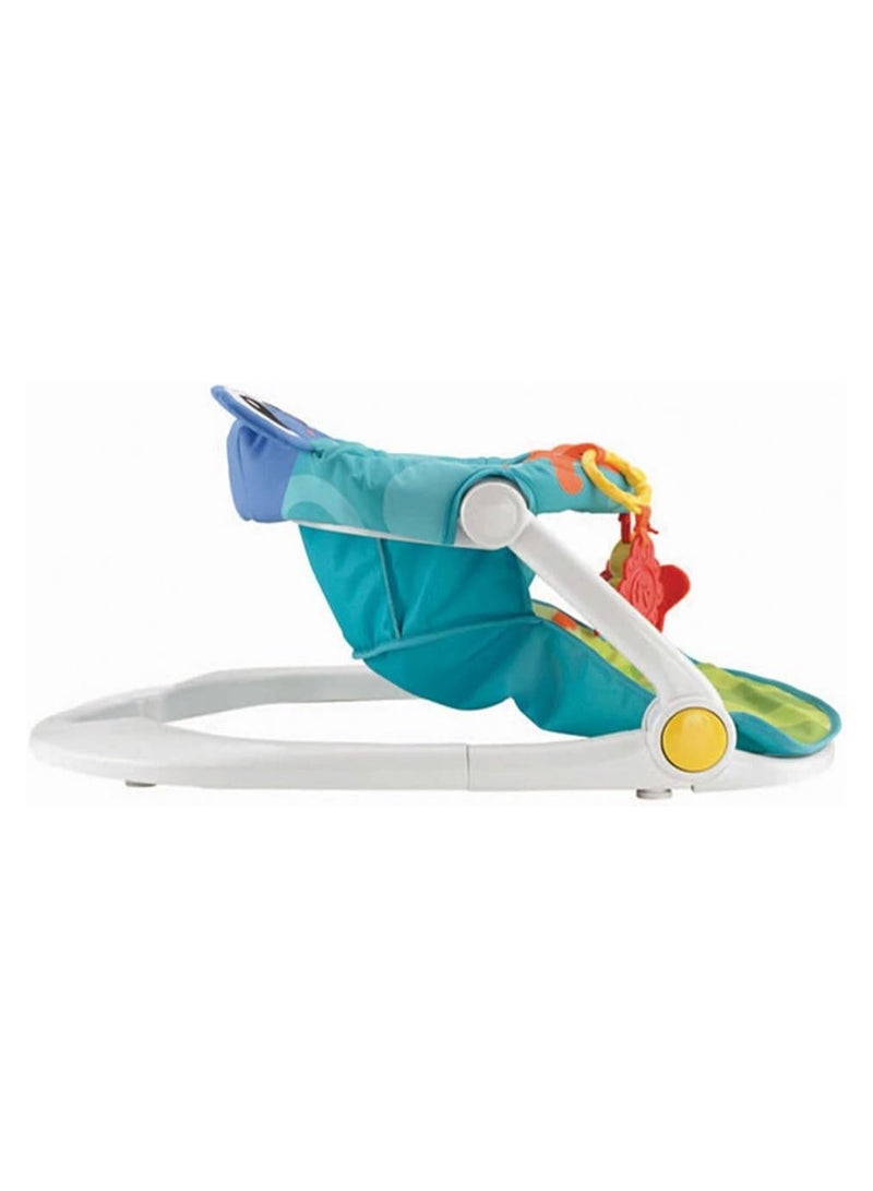 Sit-Me-Up Froggy Design Baby Foldable Floor Seat - Multicolour New