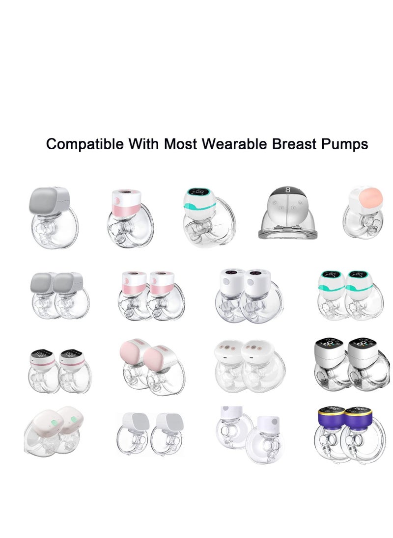 6Pcs Replacement Duckbill Valves, Compatible with TSRETE, CPPSLEE, Momcozy S9/S12 Wearable Breast Pump. Breast Pump Accessories Replacement Parts