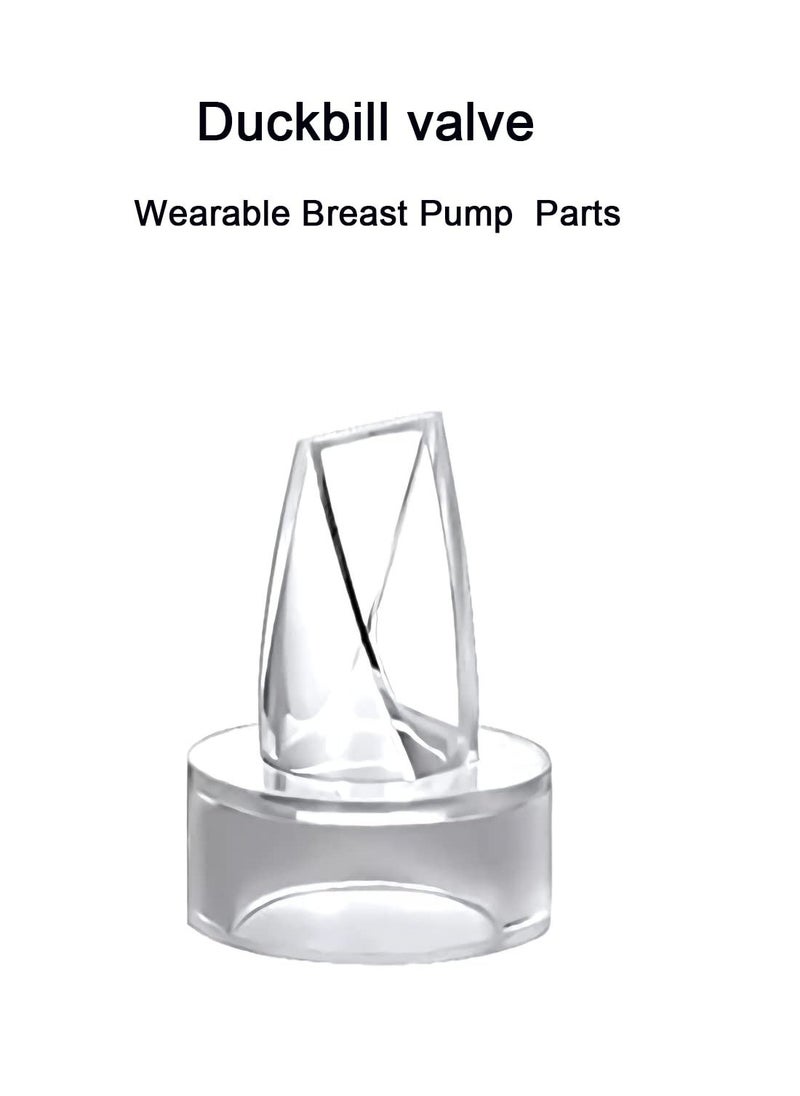 6Pcs Replacement Duckbill Valves, Compatible with TSRETE, CPPSLEE, Momcozy S9/S12 Wearable Breast Pump. Breast Pump Accessories Replacement Parts