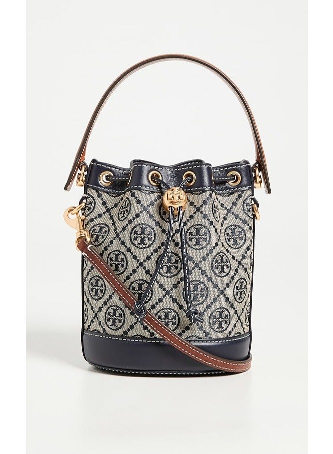 Tory Burch Mini T Monogram Jacquard Bucket Bag