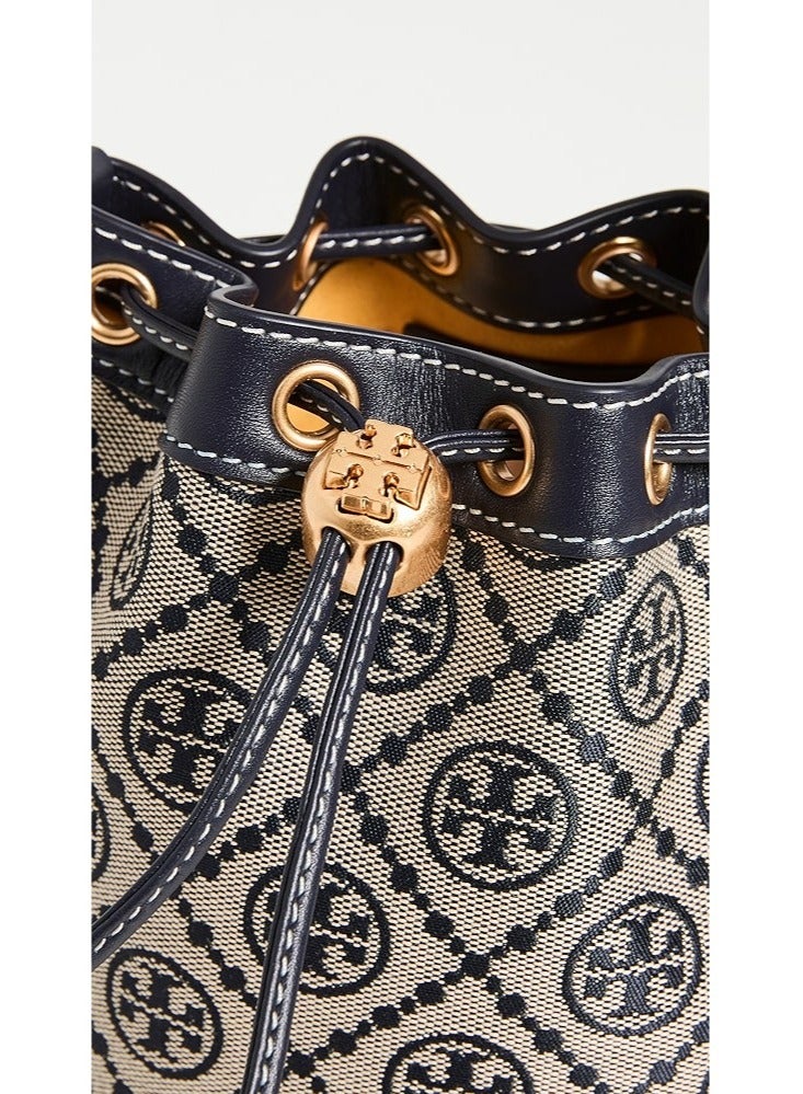 Tory Burch Mini T Monogram Jacquard Bucket Bag