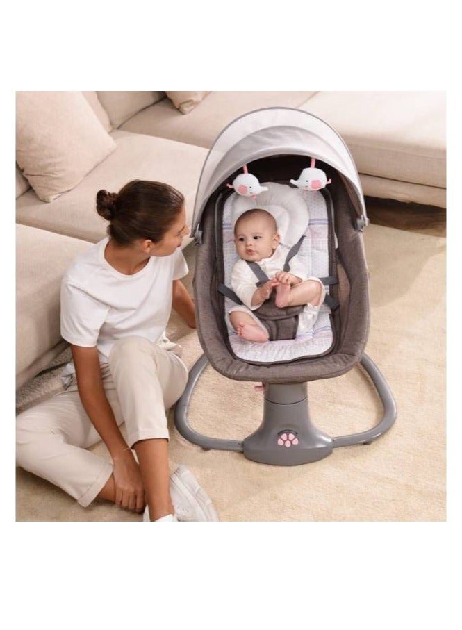 Baby Swing 3 in 1 Atuo Swing Bouncer Bassinet Electric Deluxe Multifunctional