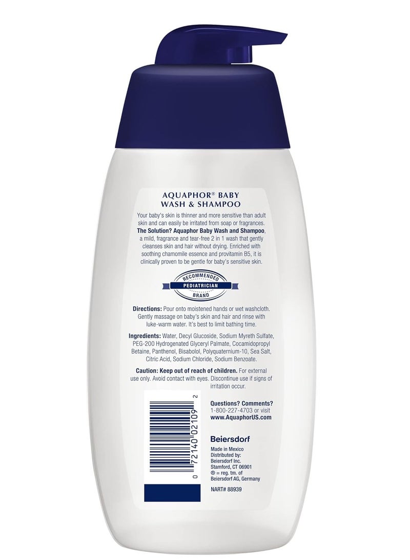 Aquaphor Baby Wash and Shampoo - 16.9 oz