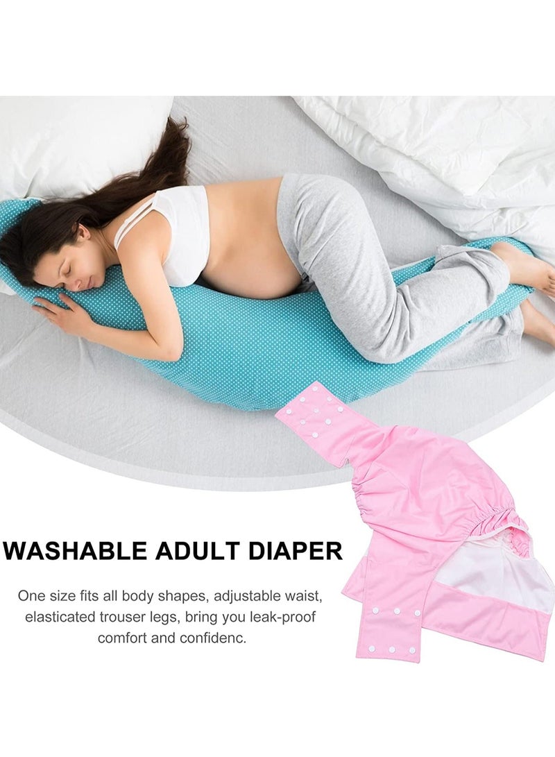 Adult Diaper Washable pants for the elderly Reusable Anti leak Period Ultra Briefs Incontinence Pant Underwear Cover Pull Up Plastic Pants