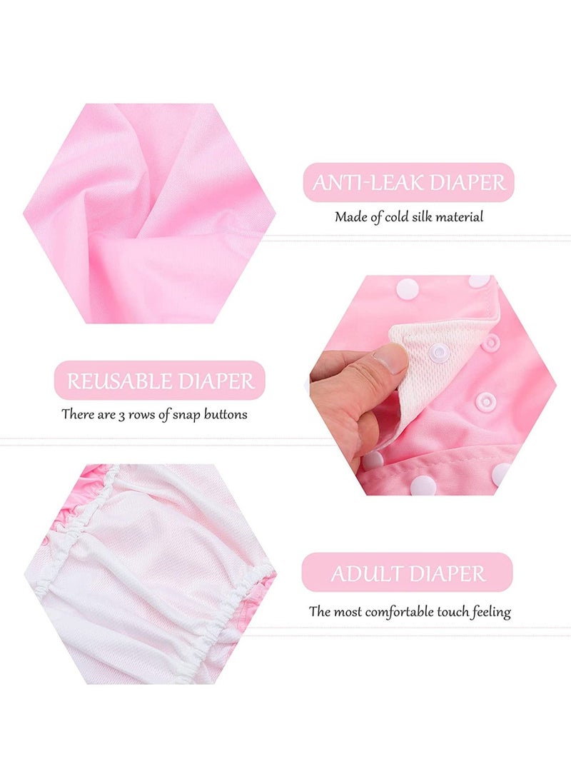 Adult Diaper Washable pants for the elderly Reusable Anti leak Period Ultra Briefs Incontinence Pant Underwear Cover Pull Up Plastic Pants