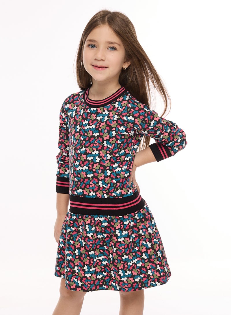 Multicolour Printed Dress