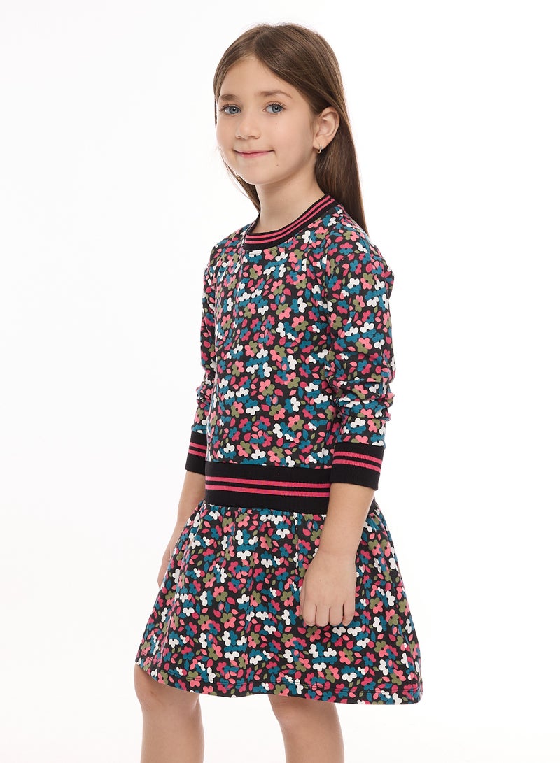 Multicolour Printed Dress