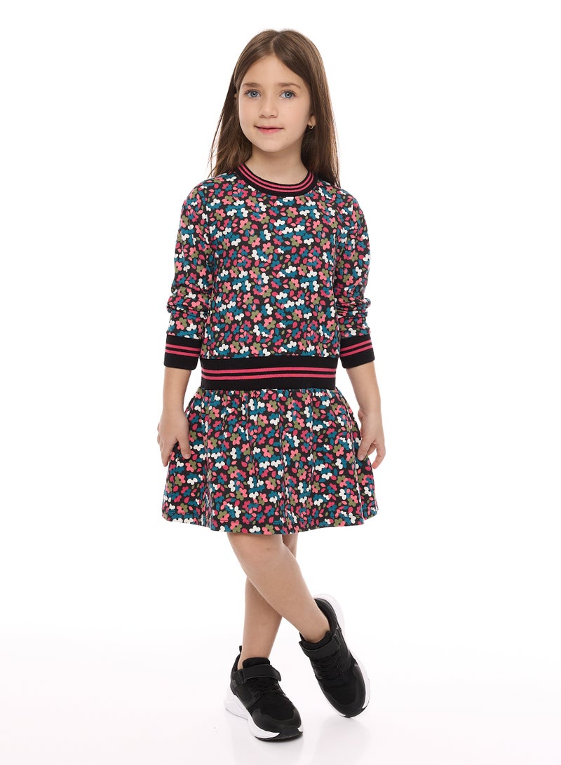 Multicolour Printed Dress