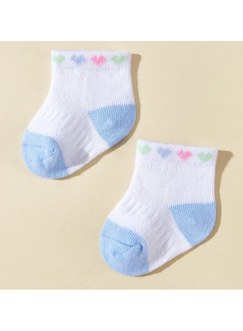 10 Pairs Of Infant And Toddler Four-Season Short Socks And Mid-Tube Socks