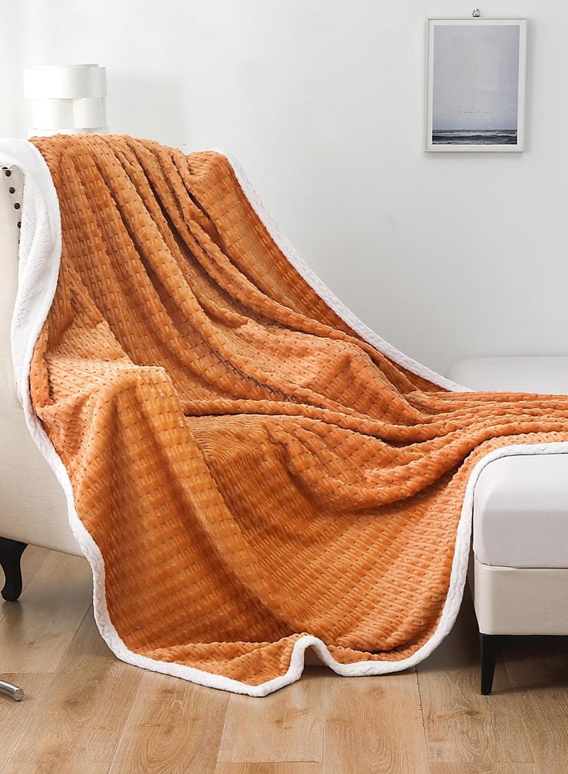 Double sided Blanket Simple Solid Color Blanket The Surface Soft And Skin friendly Breathable And Warm Blanket 200*220cm