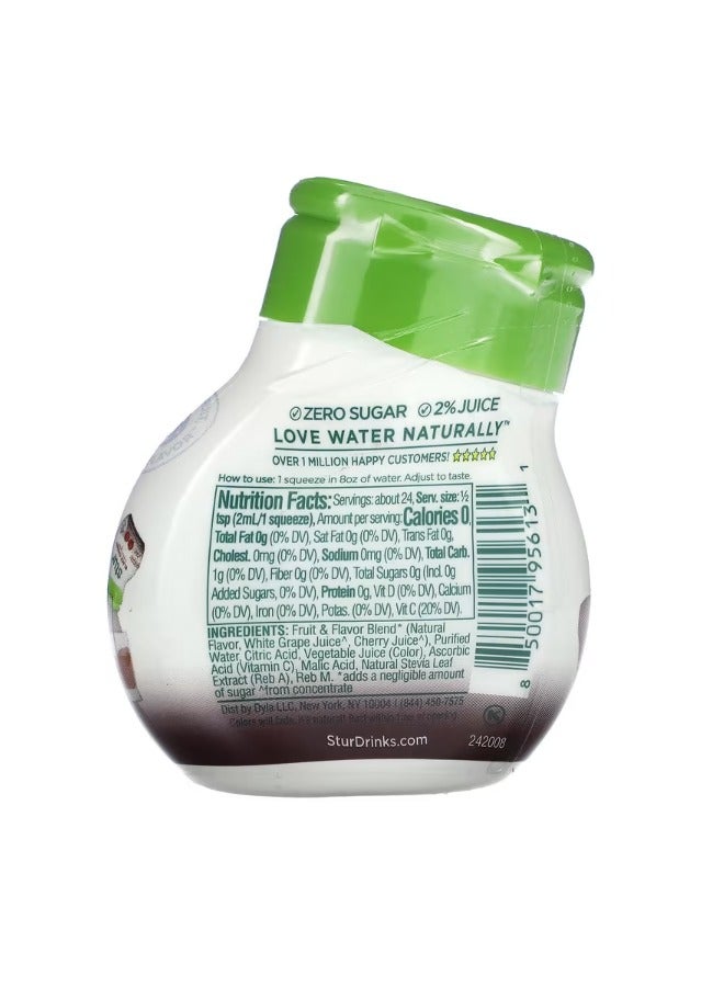 Antioxidant Water Enhancer Black Cherry, 1.62 Fl Oz 48 Ml