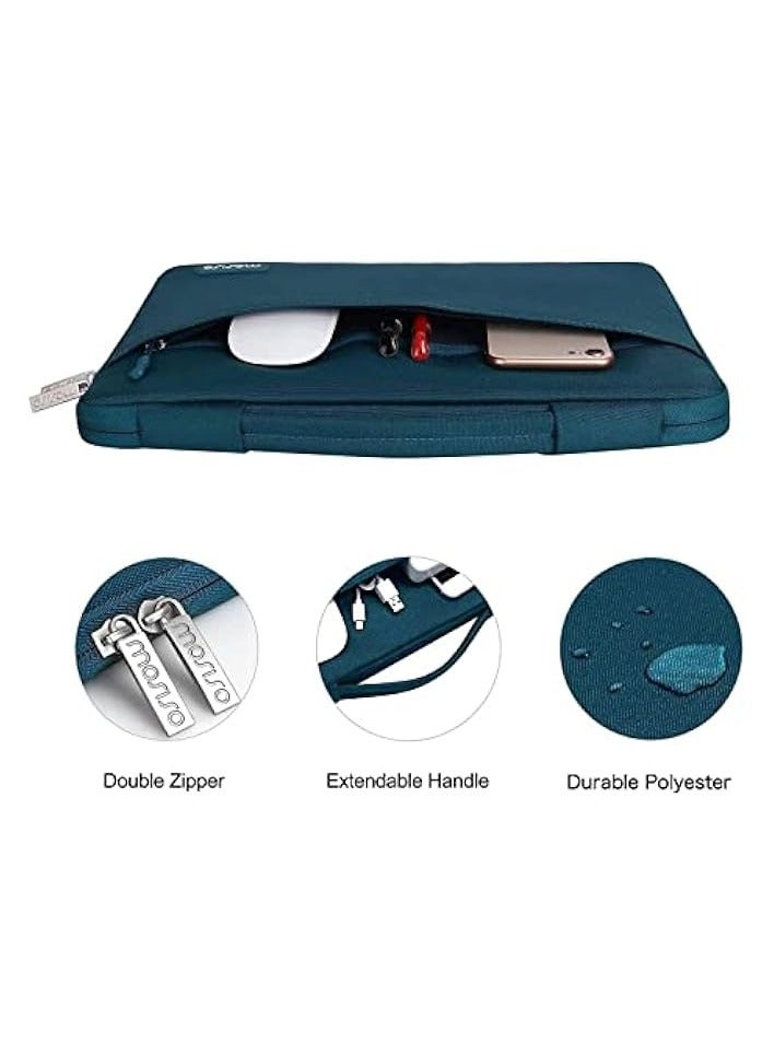 Compatible with MacBook Pro 16 inch Case 2023 2022 2021 Release M2 A2780 A2485 M1 Pro/Max Chip Touch ID, Plastic Hard Case&Sleeve Bag&Keyboard Skin&Webcam Cover&Screen Protector, Deep Teal