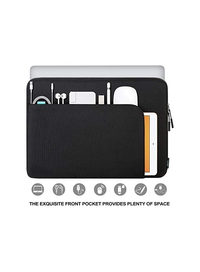Laptop Sleeve Case for 16 inch New MacBook Pro M3 Pro/Max M2 M1 Pro/Max A2991 A2780 A2485 A2141 2023-2019 | 15 inch MacBook Pro 2012-2018 | 15 inch Surface Book 3/2/1 Computer Notebook Bag,Black