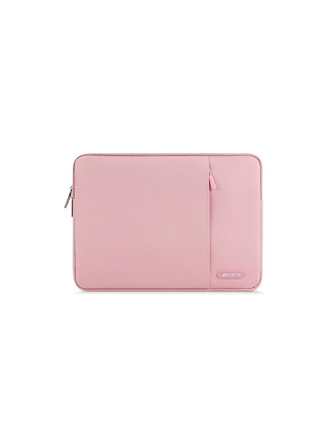 Tablet Sleeve Case Compatible with iPad 10th 10.9 inch/Air 5th 10.9 / Pro 11 M2 / 9/8/7 10.2 / Air 4 10.9/Air 3 10.5/9.7,Polyester Vertical Bag, Pink