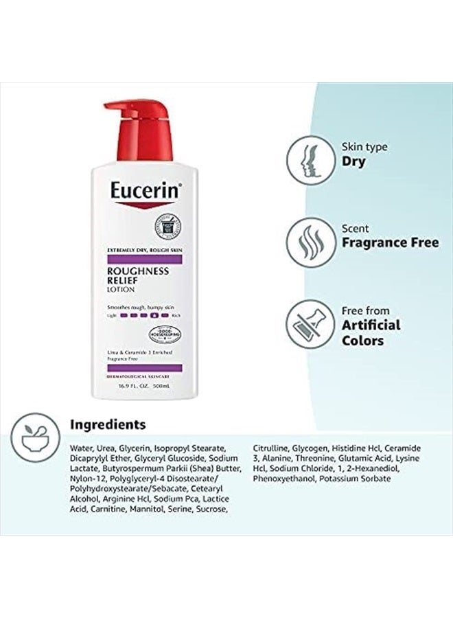 Lotion Roughness Relief 16.9 Ounce (500ml) (3 Pack)