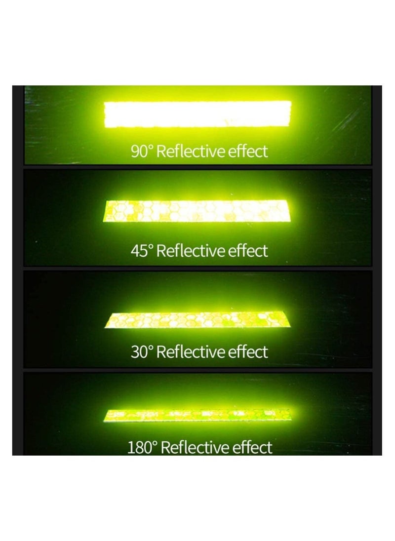 Reflective Tapes 5 Colors, Safety Reflective Warning Stickers, Self-Adhesive DIY Rim Outdoor Lighting Sticker Waterproof Reflective Adhesive Tape Stripe, for Bike, Motorcycle, Car, Bicycle Decoration