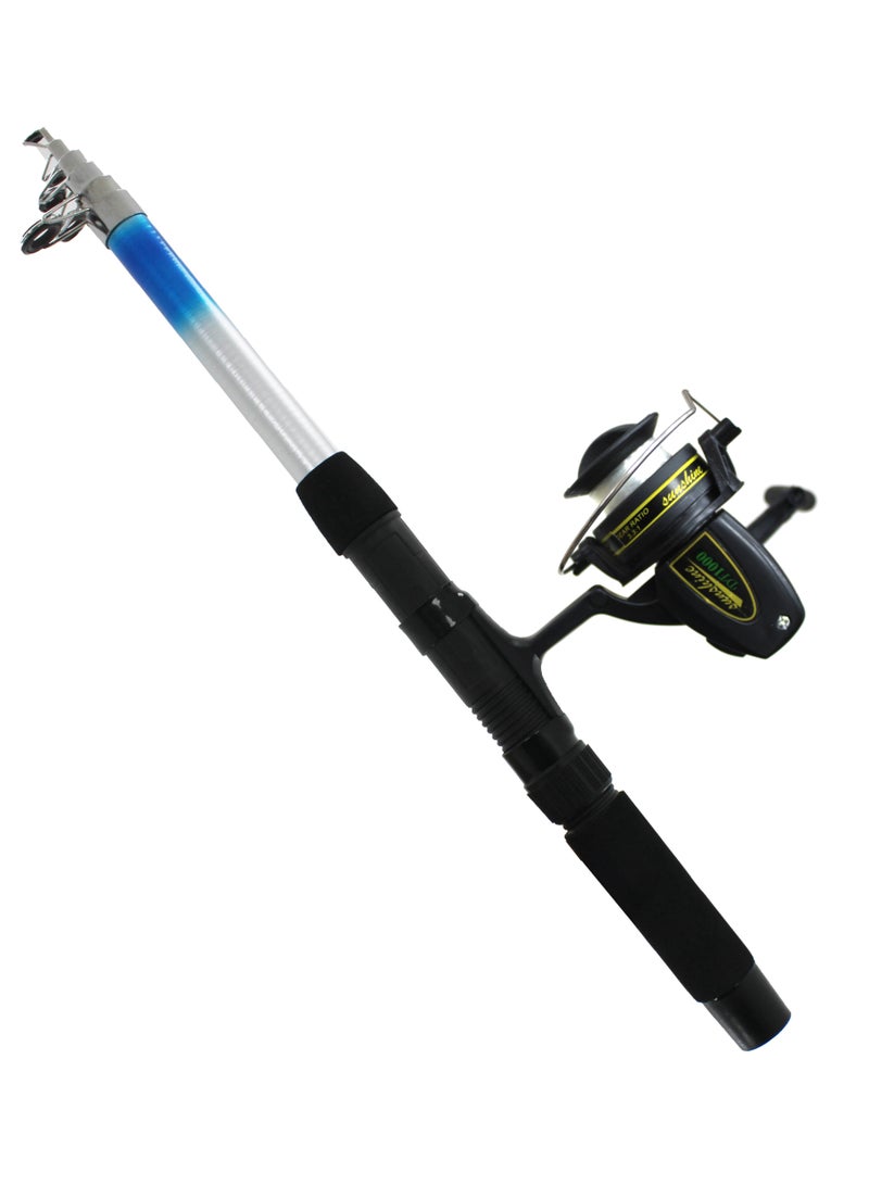 Fishing Rod Set Portable, Lightweight, and Durable Rod and Reel Combo with Tackle, Perfect for Freshwater and Saltwater Fishing, Perfect for All Skill Levels