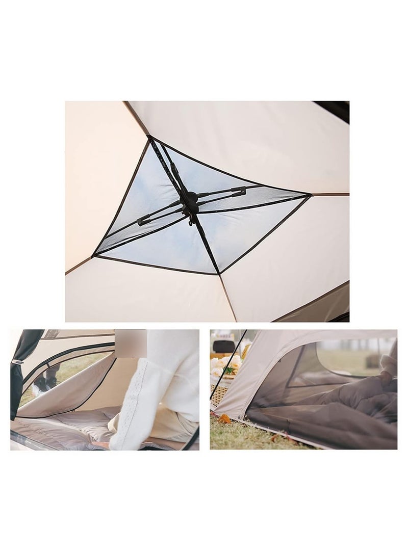 Big Top Spring Tent 300x300x220CM Fits Up to 8 People Perfect for Outdoor Adventures Festivals and Family Camping Simple Assembly and Strong Design