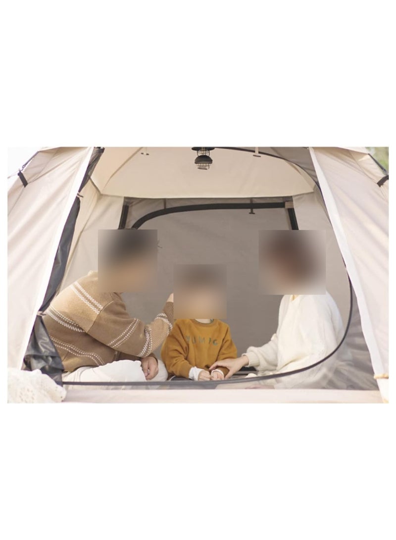 Big Top Spring Tent 300x300x220CM Fits Up to 8 People Perfect for Outdoor Adventures Festivals and Family Camping Simple Assembly and Strong Design