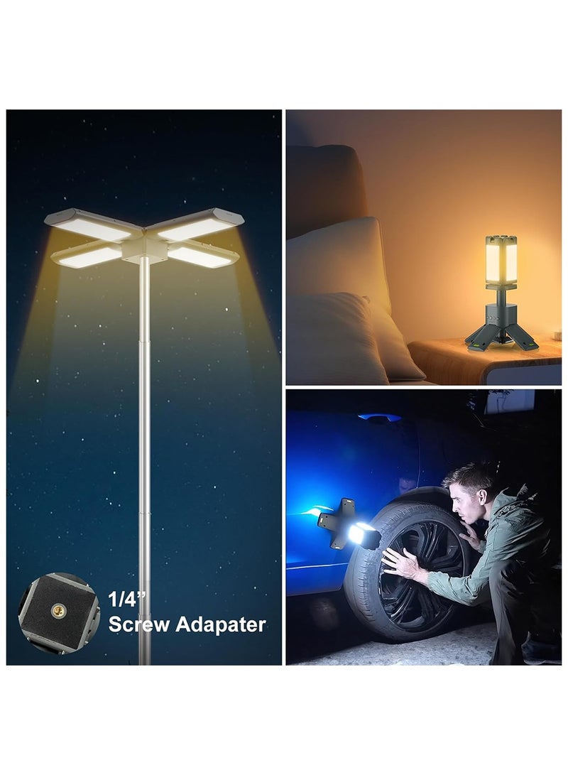 Toby's brand New Portable Camping Light Stretchable Camping Lamp with Lighting Modes LED Light with Magnet IPX5 Waterproof for Camping Hiking with Power 25W Color Temperature 1500-6500K