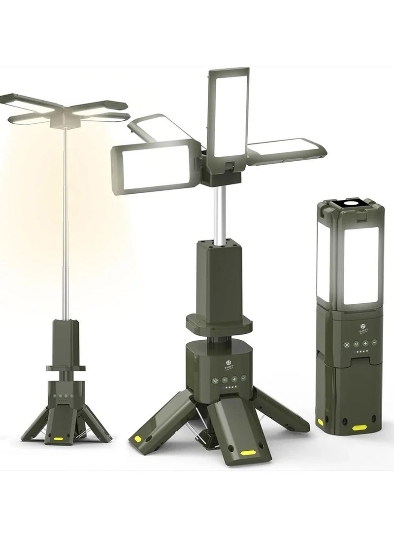 Toby's brand New Portable Camping Light Stretchable Camping Lamp with Lighting Modes LED Light with Magnet IPX5 Waterproof for Camping Hiking with Power 25W Color Temperature 1500-6500K