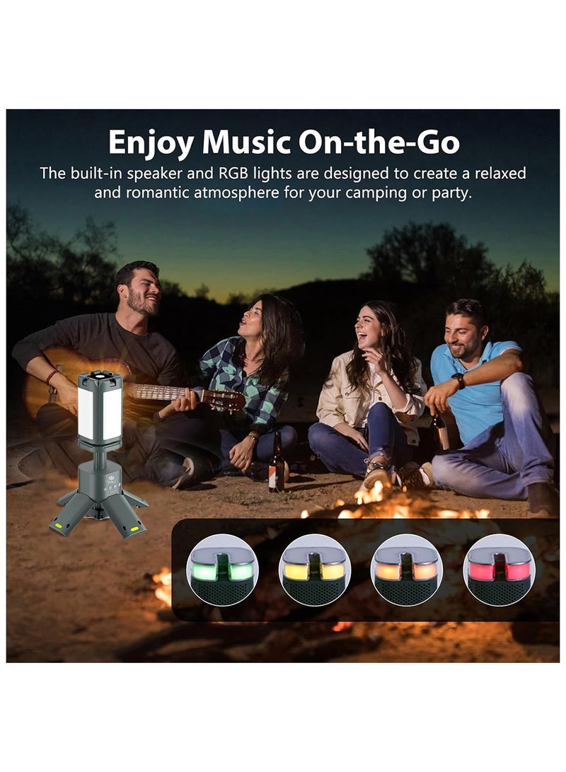 Toby's brand New Portable Camping Light Stretchable Camping Lamp with Lighting Modes LED Light with Magnet IPX5 Waterproof for Camping Hiking with Power 25W Color Temperature 1500-6500K