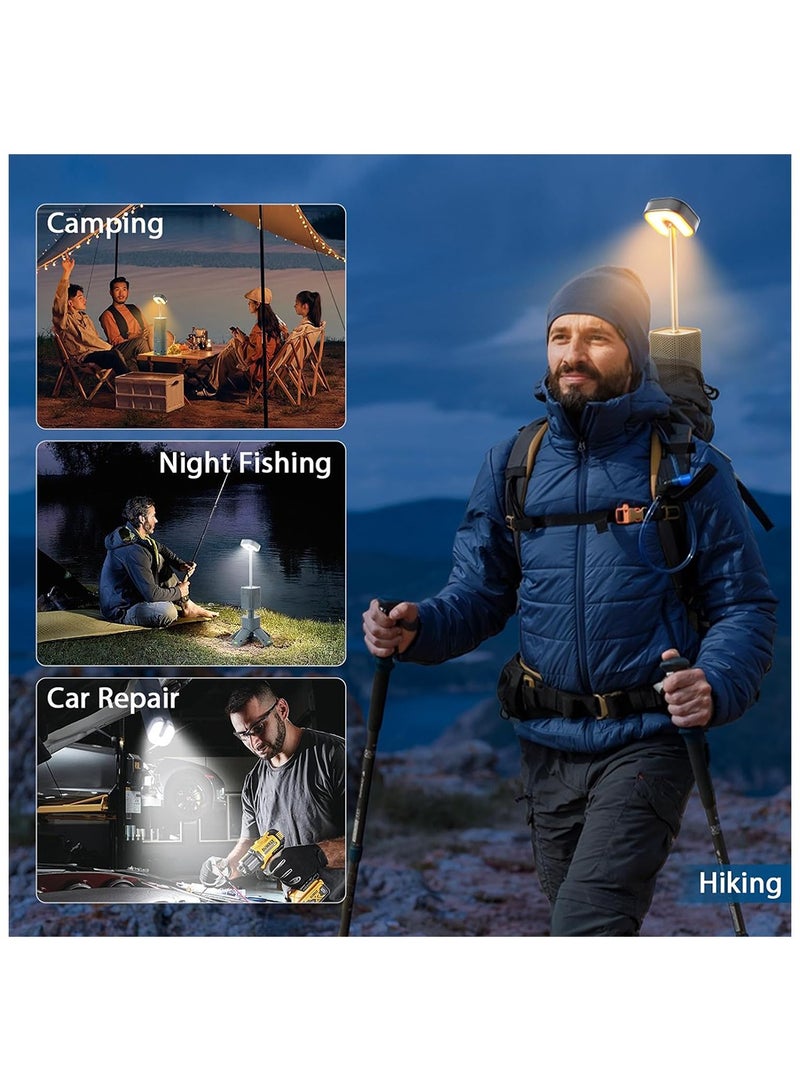 Toby's brand New Portable Camping Light Stretchable Camping Lamp with 5 Different Lighting Modes LED Light with Magnet IPX5 Waterproof for Camping Hiking with Power 28W Color Temperature 2800-8500K