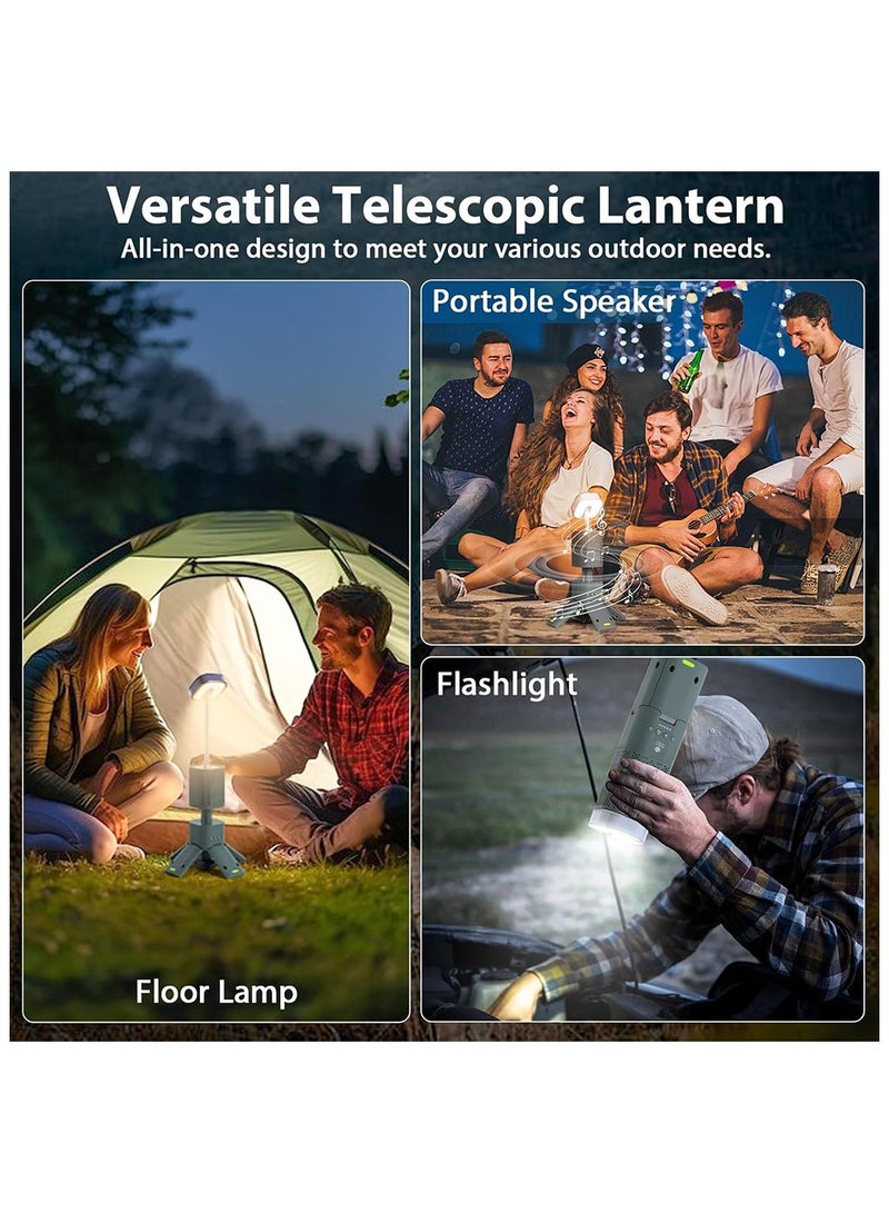 Toby's brand New Portable Camping Light Stretchable Camping Lamp with 5 Different Lighting Modes LED Light with Magnet IPX5 Waterproof for Camping Hiking with Power 28W Color Temperature 2800-8500K