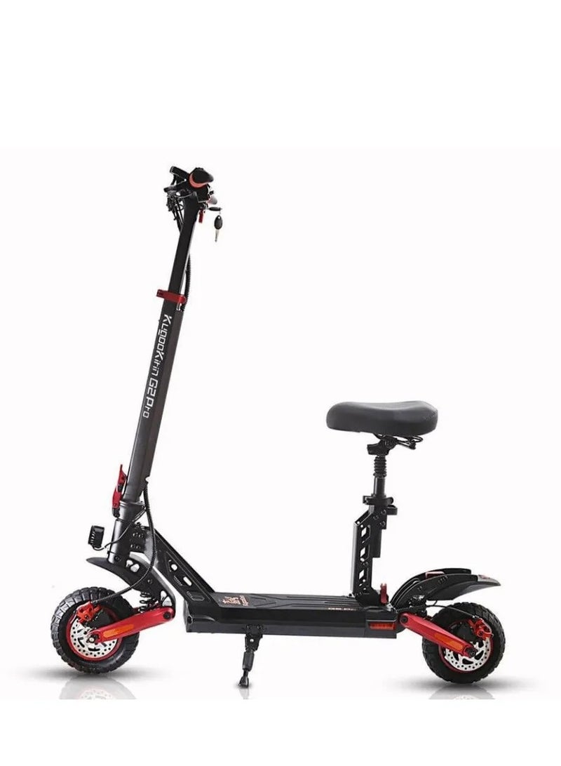 G2 Pro Electric Scooter: High-Performance 45KM/H Speed, 50KM Range, 120Kg Capacity, 9-Inch Rubber Tires, BOOW Motor, IPX4 Waterproof, Detachable 48V 15Ah Battery