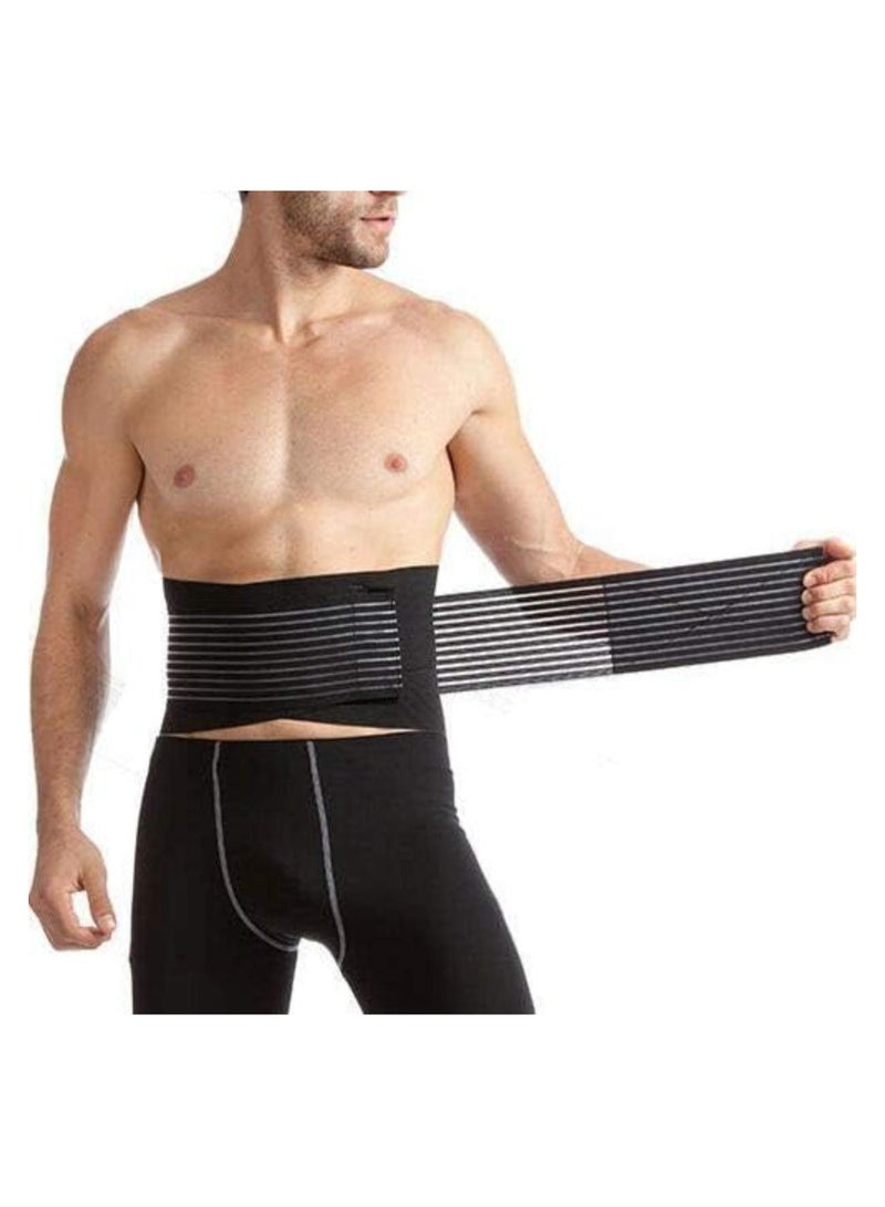 Spiral Band Waist Support Belt, Adjustable Compression Waist Trainer, Lumbar Support Brace for Back Pain Relief, Slimming Belt for Posture Correction and Core Stability