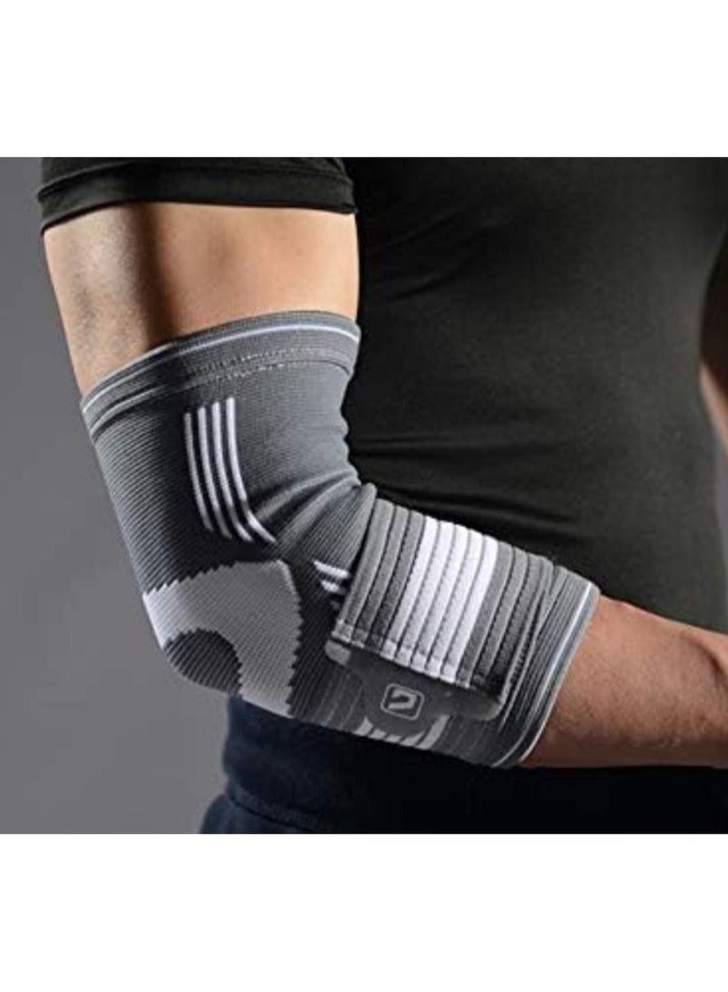 Elbow Compression Sleeve 1 Pair with Adjustable Strap, Tennis Elbow Relief Brace for Weightlifting, Arthritis Support, Joint Pain Reduction, Fitness & Workout Protection