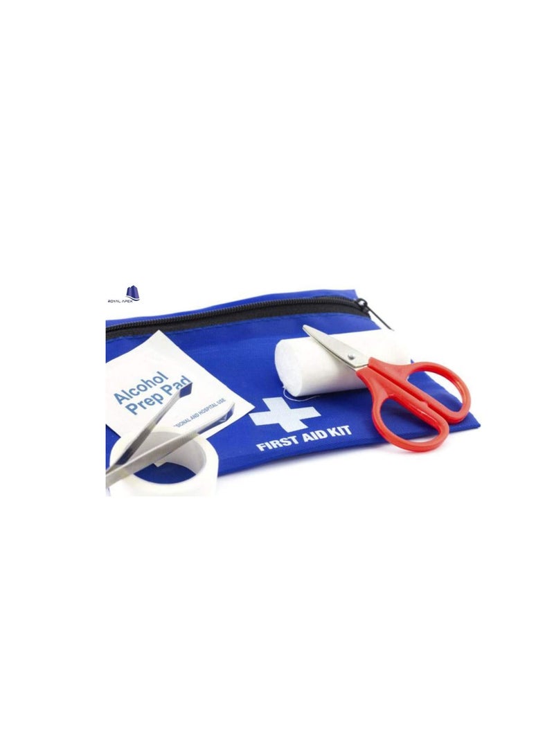 All Purpose Emergency First Aid Kit For Car Home Office Company Factory Travel Camping And Sports (25x16x8cm White)