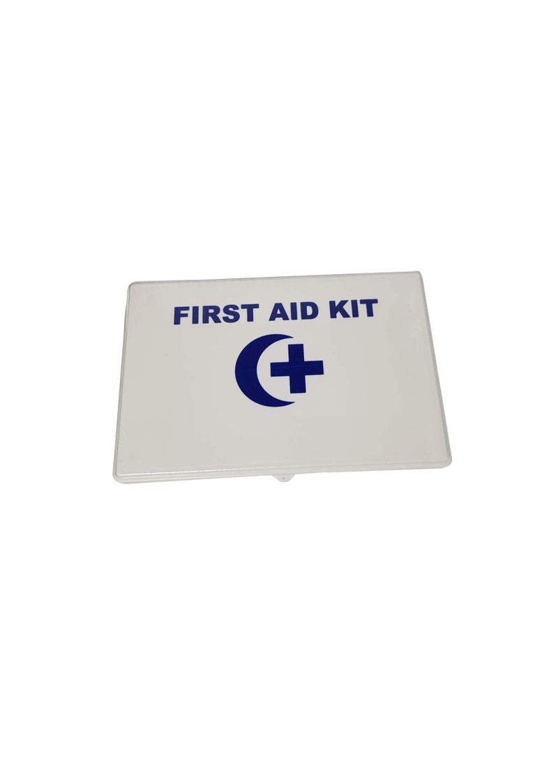 All Purpose Emergency First Aid Kit For Car Home Office Company Factory Travel Camping And Sports (25x16x8cm White)