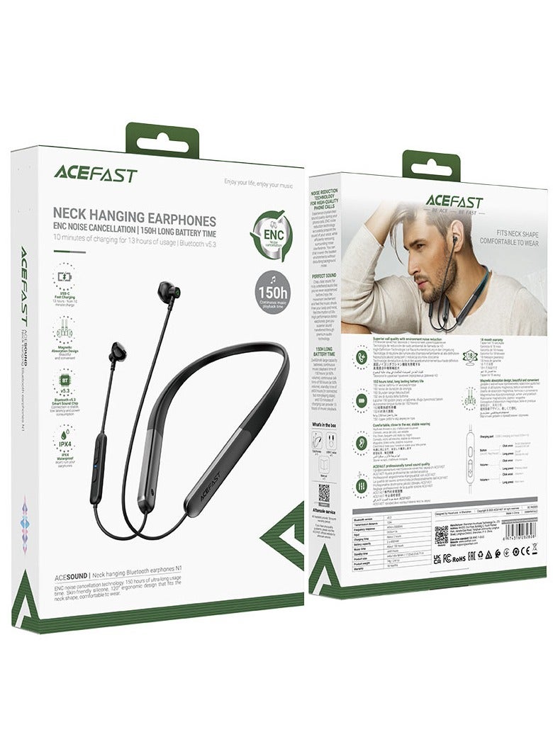 N1 ENC Bluetooth Earphones – Active Noise Cancellation & Premium Sound