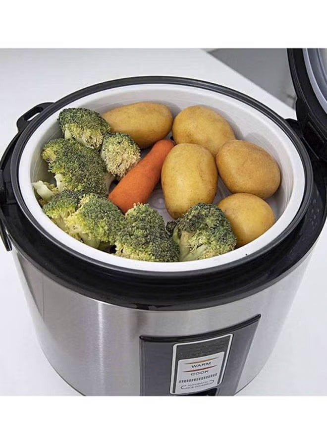 Rice Cooker 2 L Durable Construction| Removable Non-Stick Pot, Cool Touch Handle| Includes Cook, Warm Functions, Plastic Steamer| Perfect for Vegetables, Soups, Sauces etc