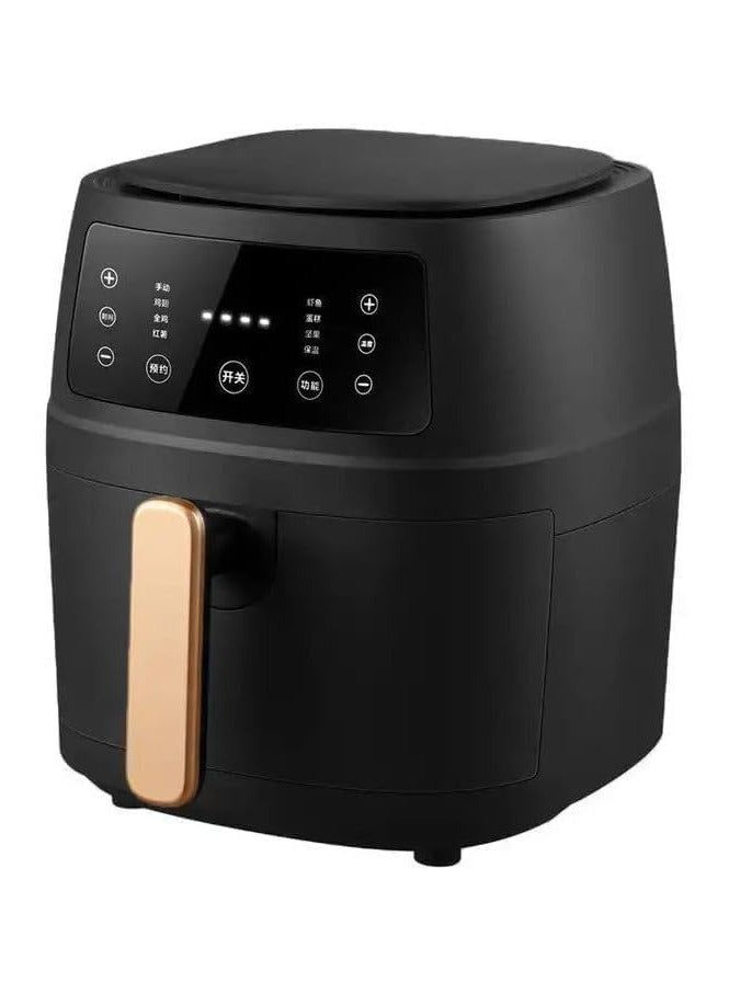 Multifunctional Air Fryer 8 Liter 2400W Extra Large Capacity Digital Touch Control Panel 8 Different Menu with Temperature Adjustable Instant Pot