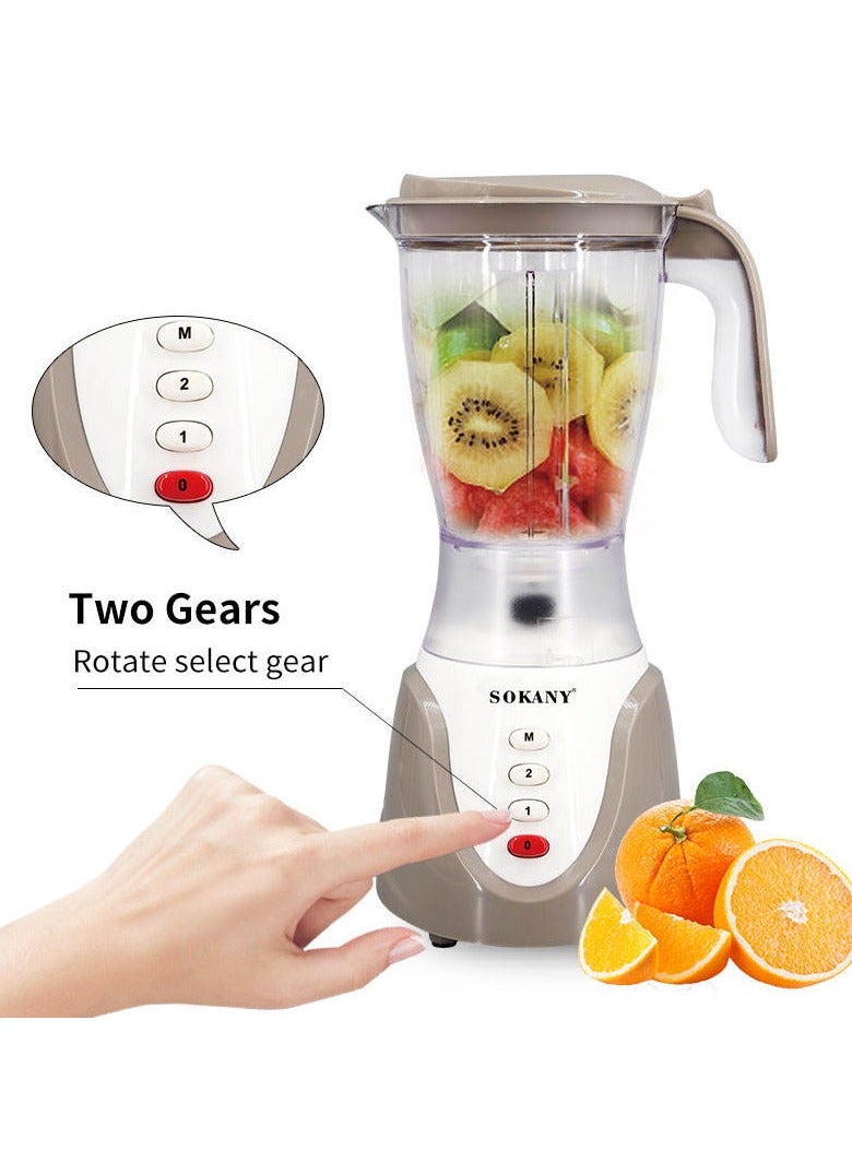 Sokany Blender & Grinder 1.5 Liters 600 Watts SK-158